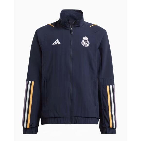 Adidas Real Madrid Training Jacket Presentation Tiro 23 Legend Ink Kids Small - Picture 1 of 10